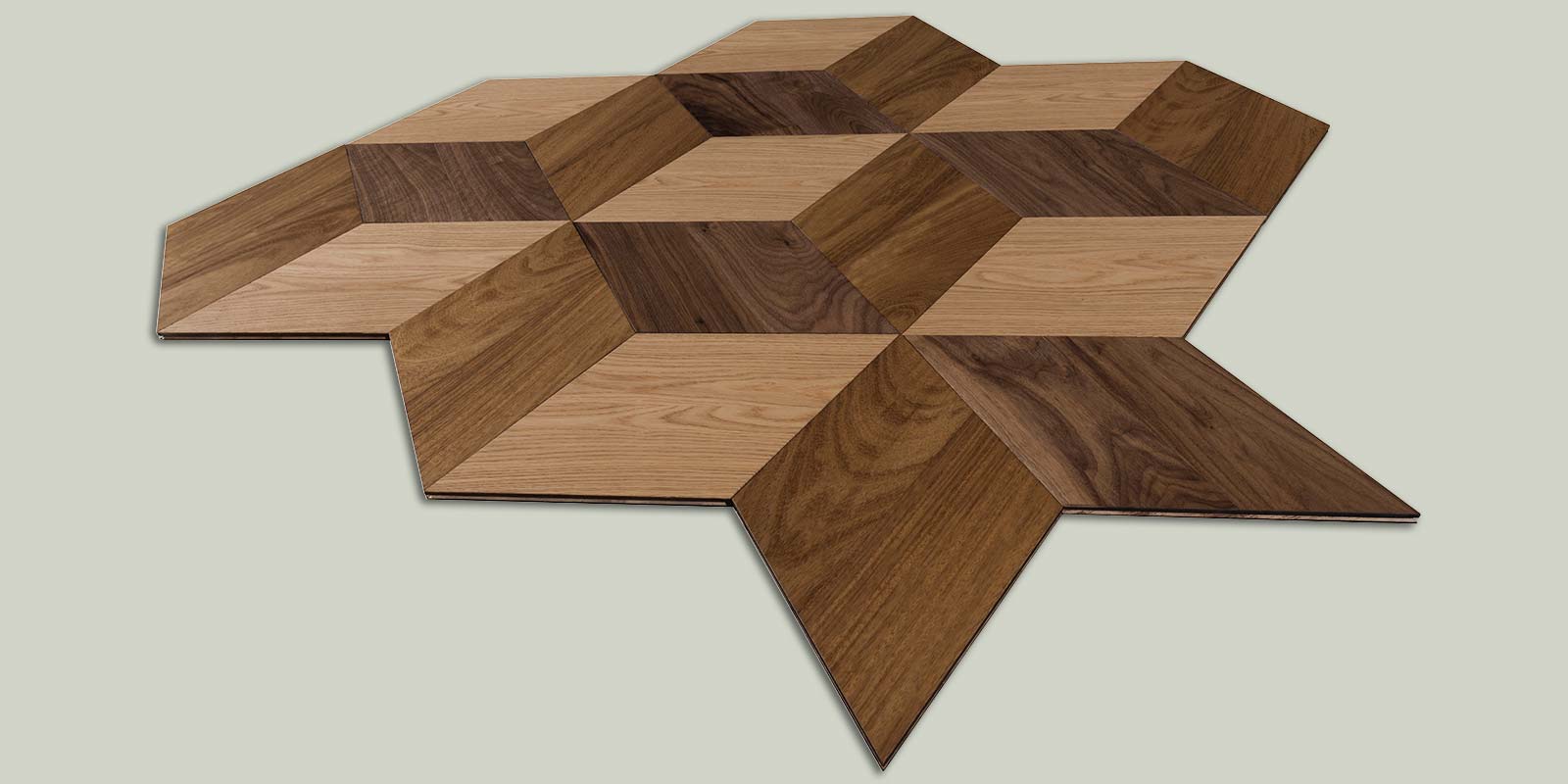 Collection Rhombus composed by 1 only plank