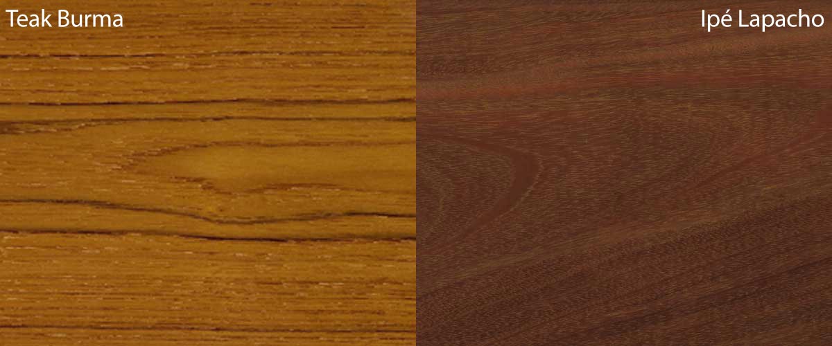 Available wood species