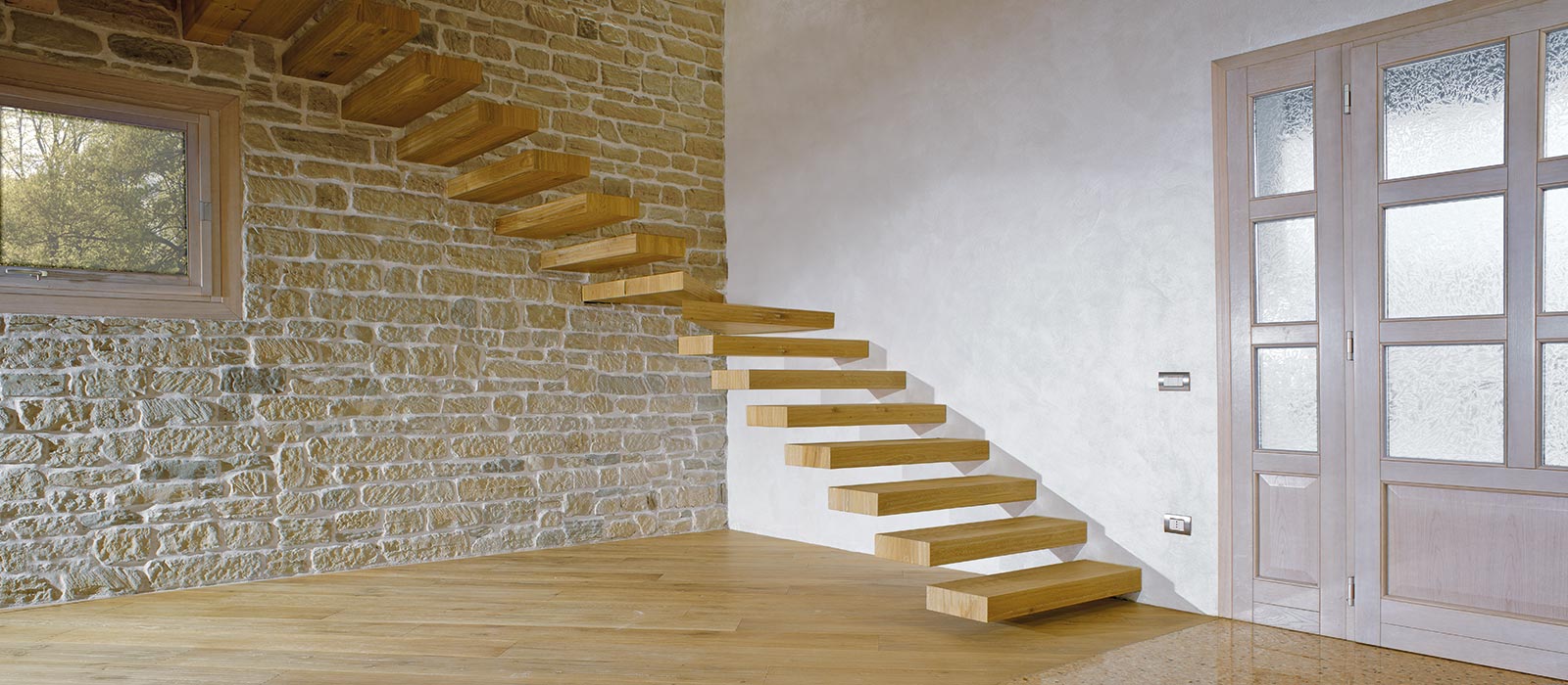 Oak stair